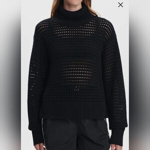 Varley Jody Openwork Cotton Sweater XL